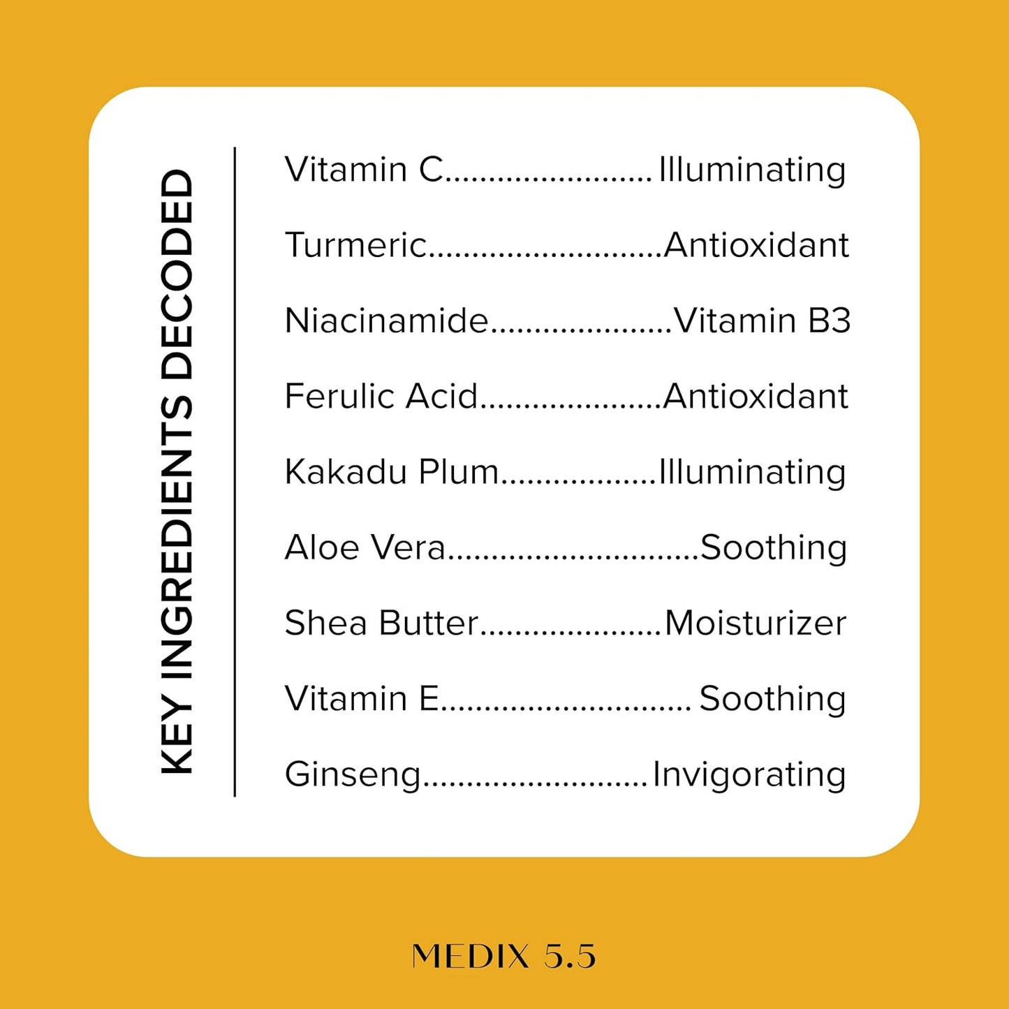 Medix 5.5 Vitamin C and Turmeric Cream 444 ml
