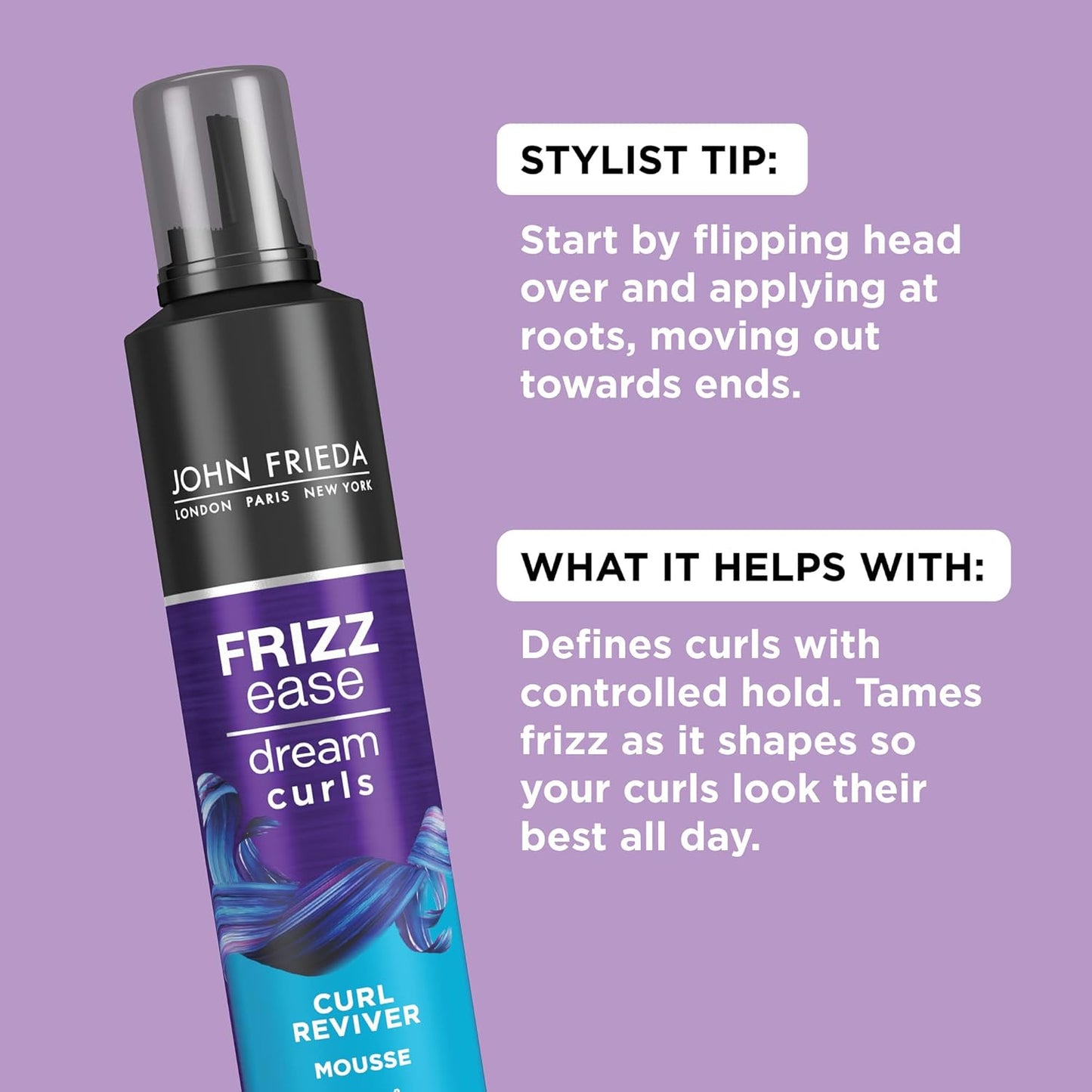 John Frieda Frizz Ease Dream Curls Mousse 204 g