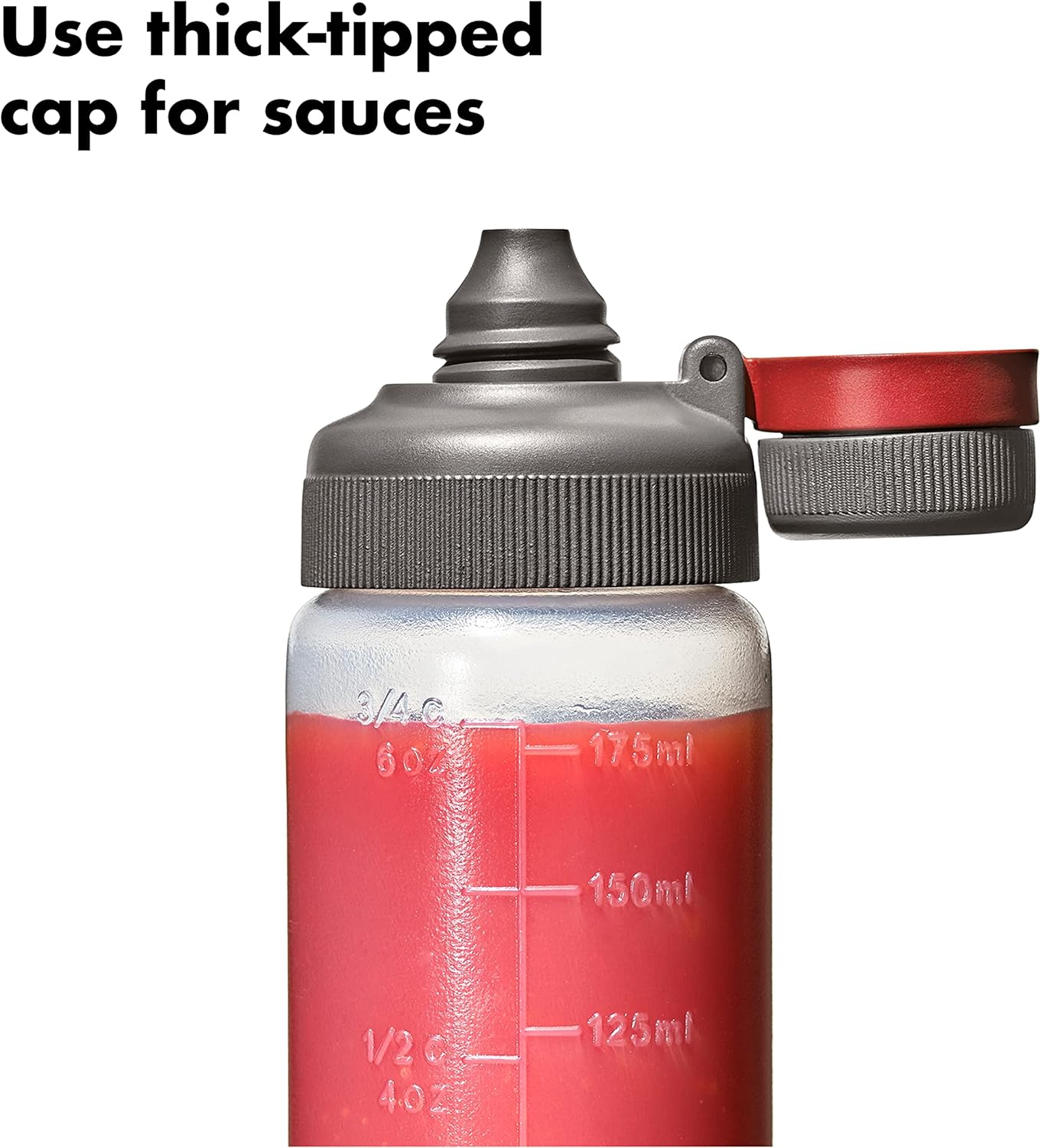 OXO Outdoor Leakproof Squeeze Bottle Set, 175 ml & 75 ml