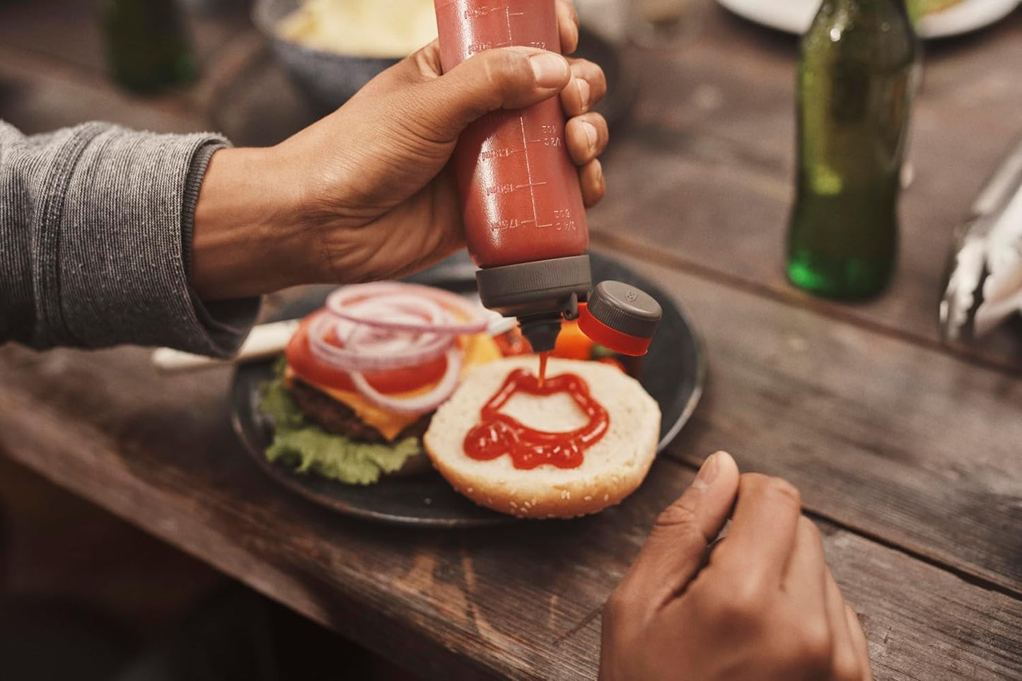 OXO Outdoor Leakproof Squeeze Bottle Set, 175 ml & 75 ml