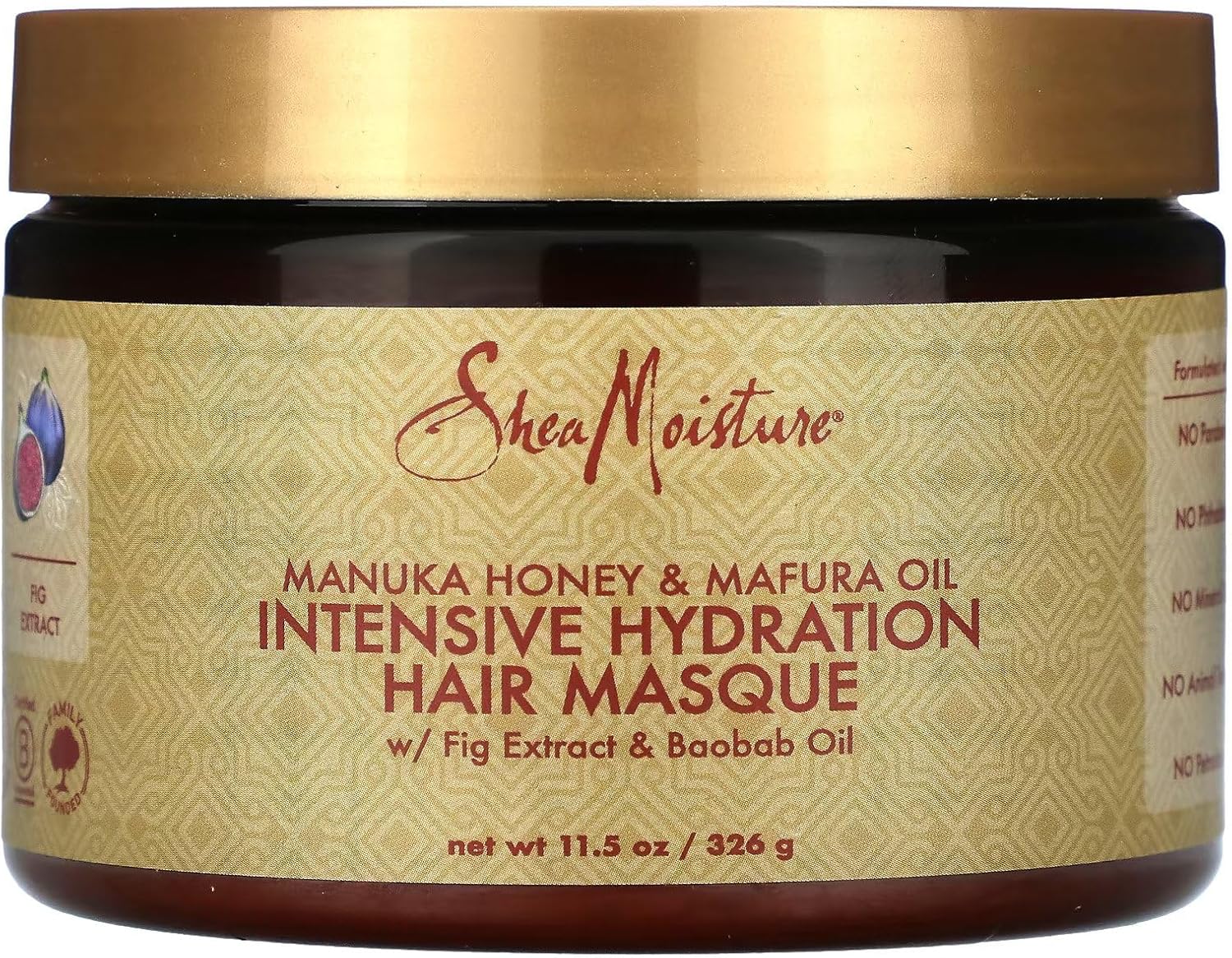 Shea Moisture Manuka Honey & Mafura Oil Intensive Hydration Hair Masque, 326 g