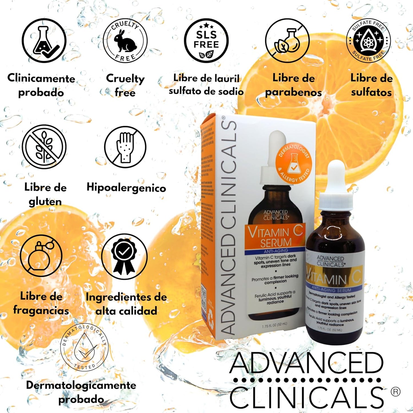 Advanced Clinicals Vitamin C Anti Aging Serum, 52 ml