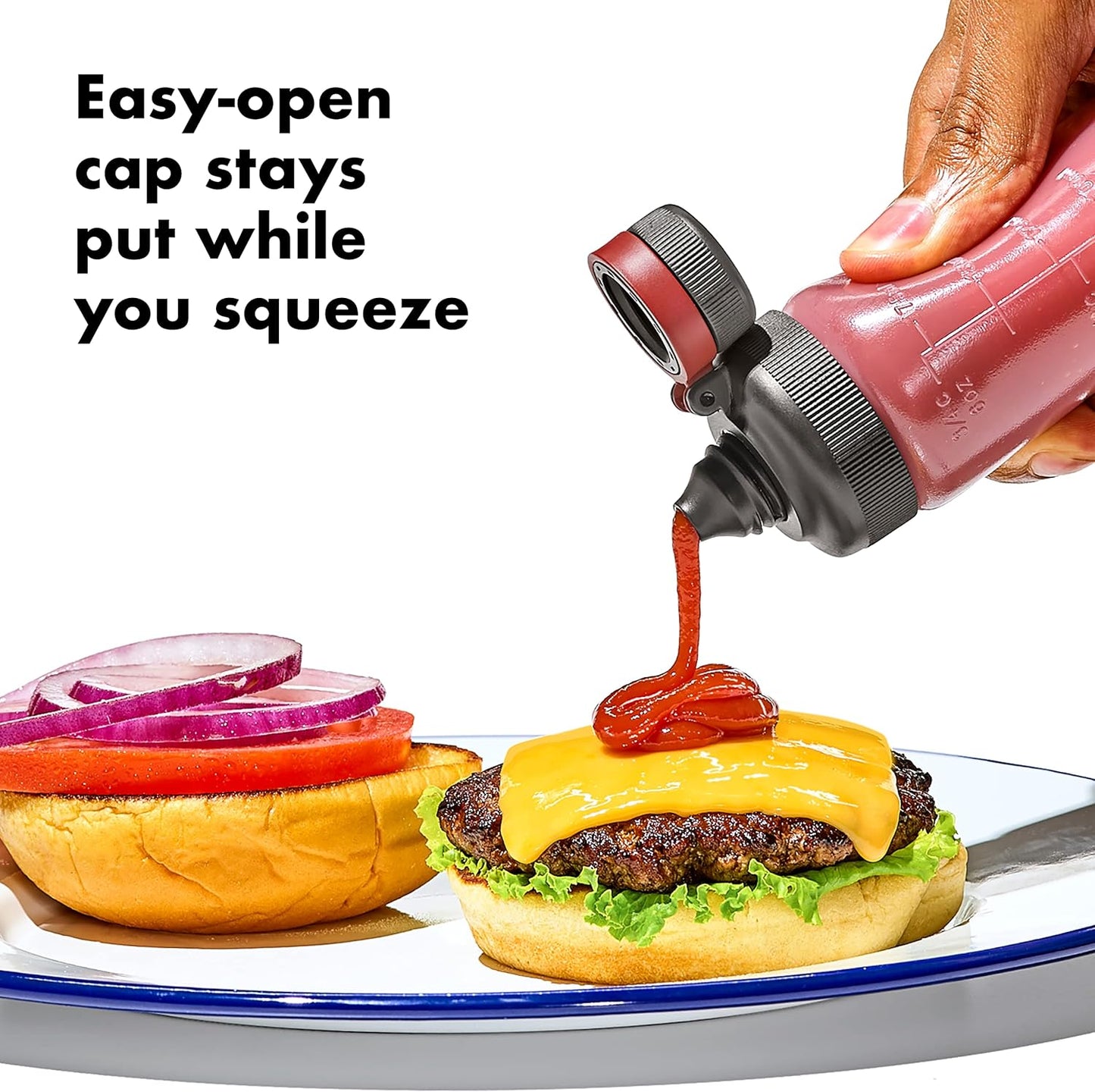 OXO Outdoor Leakproof Squeeze Bottle Set, 175 ml & 75 ml