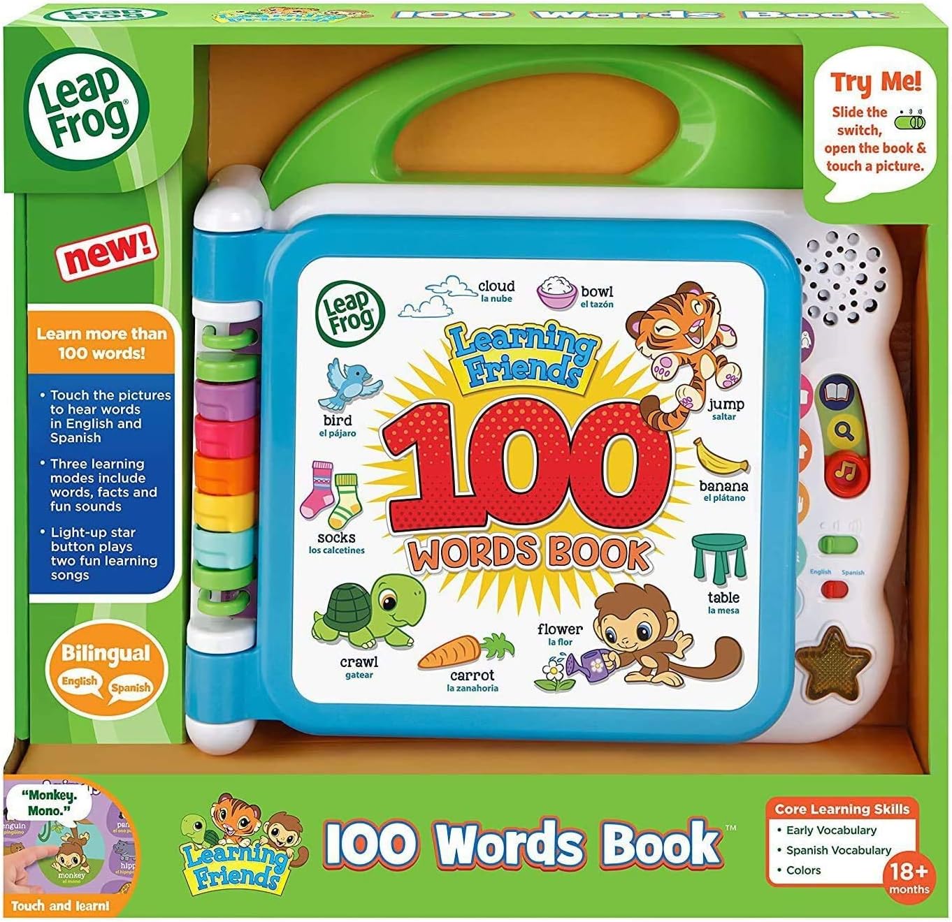 LeapFrog 100 Animals Book, Green