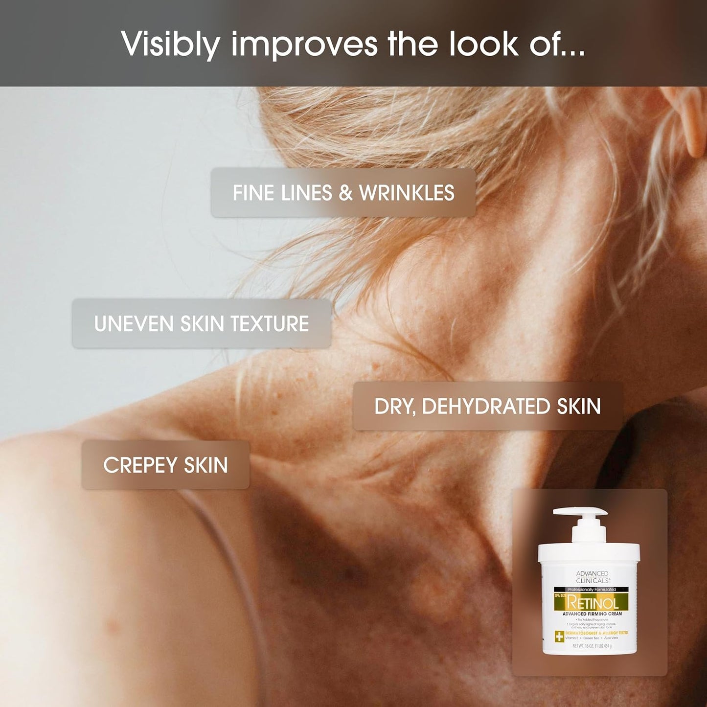 Advanced Clinical Retinol, Advanced Firming Cream, SPA size 454 g