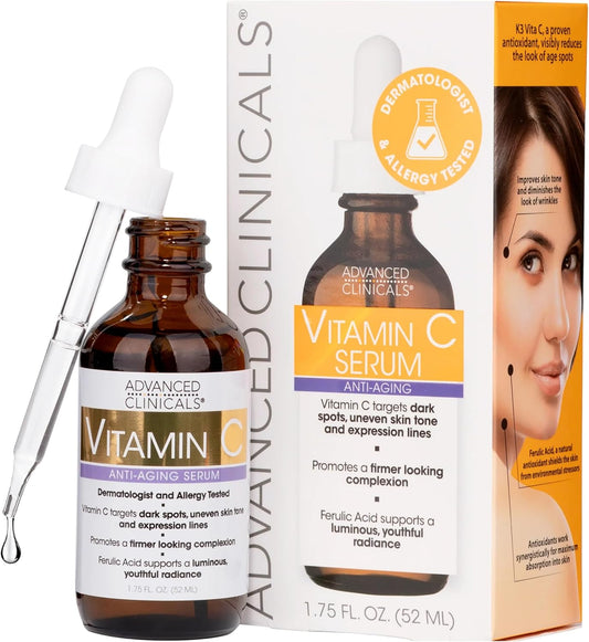 Advanced Clinicals Vitamin C Anti Aging Serum, 52 ml