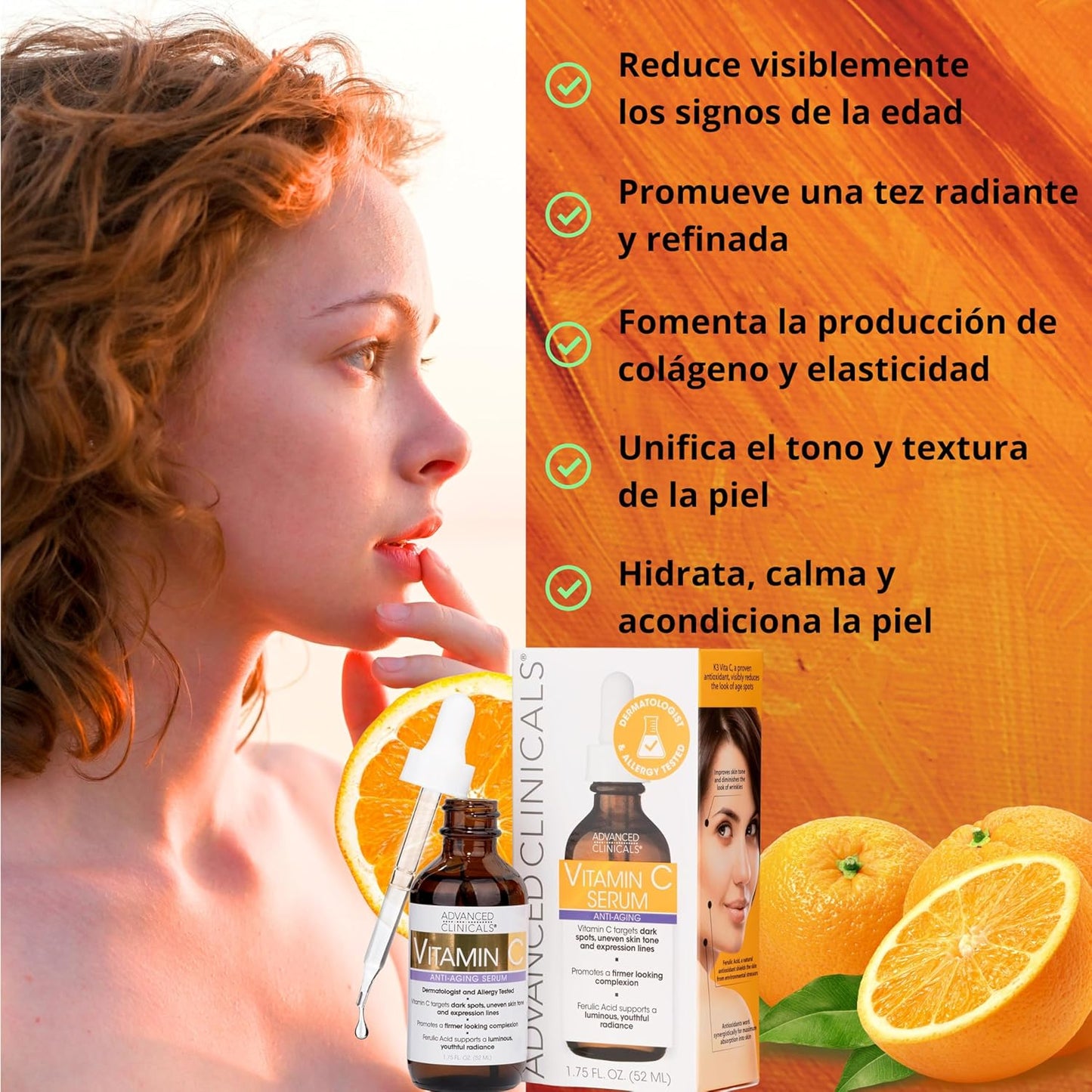 Advanced Clinicals Vitamin C Anti Aging Serum, 52 ml