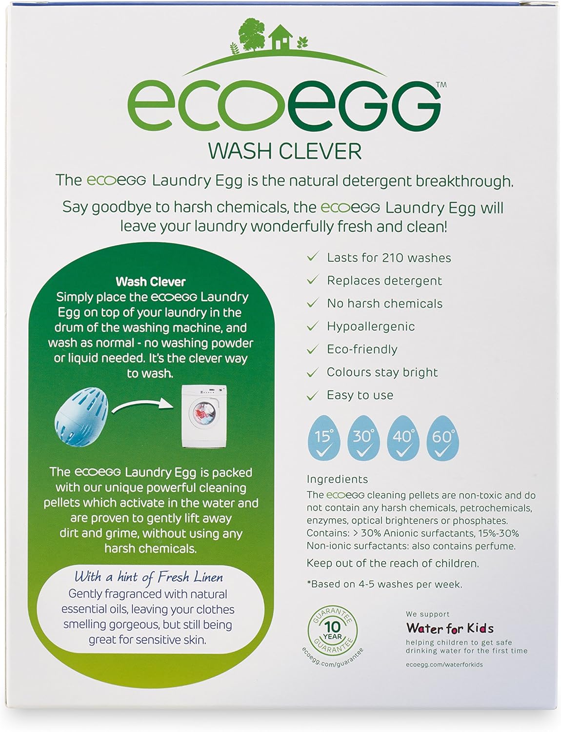 Ecoegg Laundry Egg (210 Washes) - Fresh Linen