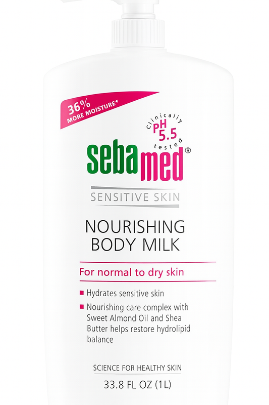 Seba Med Nourishing Body Milk (For Normal to Dry Skin), 1 L