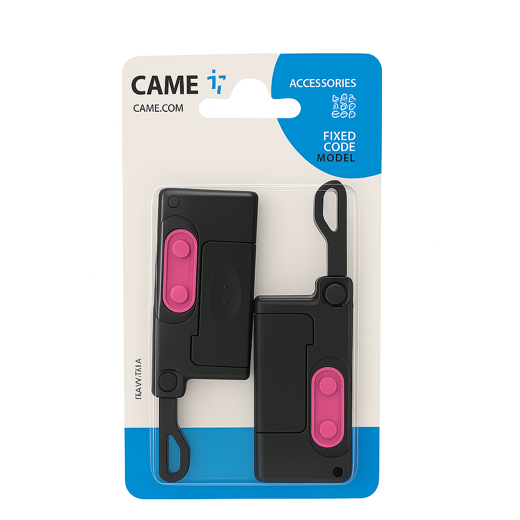 CAME TOP432S Miniature Two-Channel Transmitter, Universal, 100.0 meters Range, A23 Battery