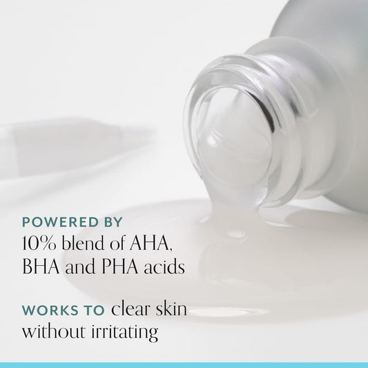 Bliss Clear Genius Clarifying Overnight Liquid Peel 10% AHA+BHA+PHA Blend 30 ml