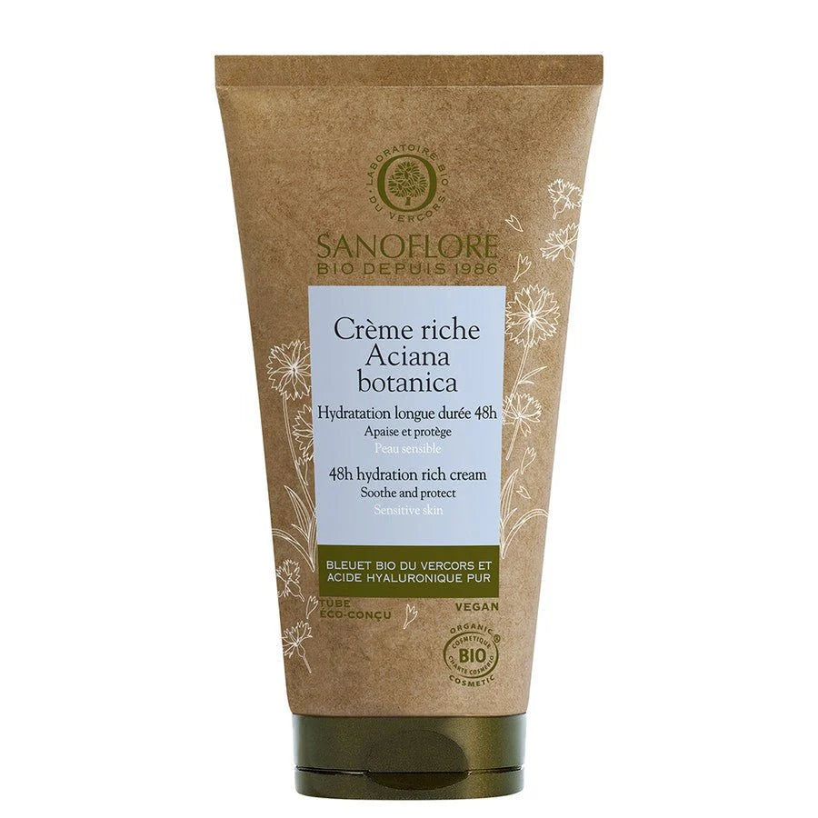 Sanoflore Aciana Botanica 48hr Hydration Rich Cream - organic certified 50ml
