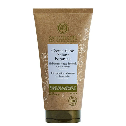 Sanoflore Aciana Botanica 48hr Hydration Rich Cream - organic certified 50ml